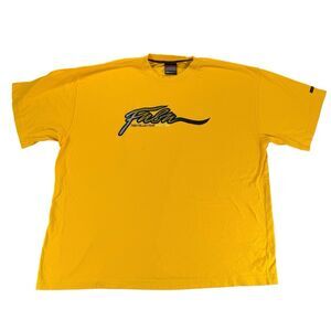 Vintage FUBU XXXL Yellow Collection Tee Shirt Y2K